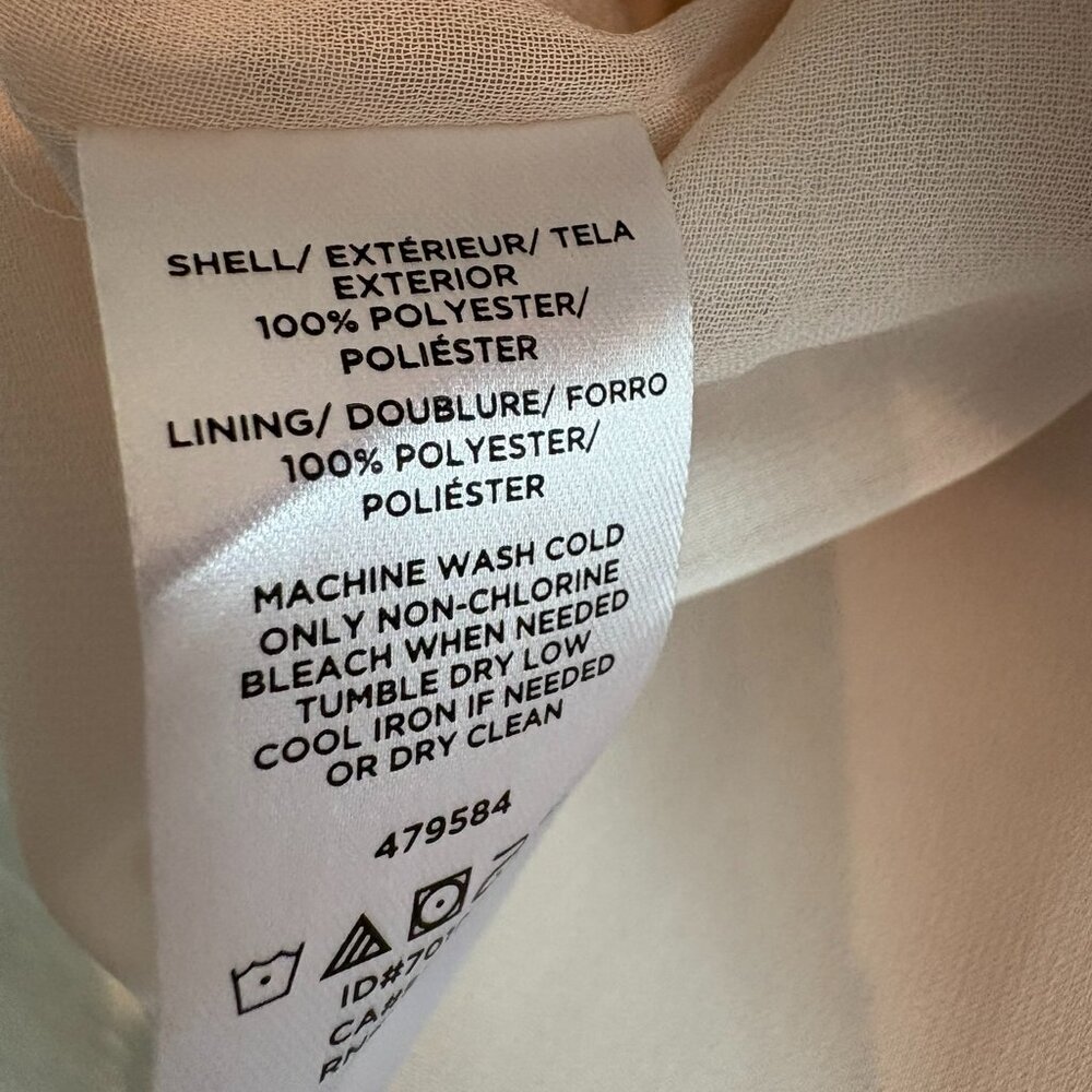 Ann Taylor chic beige sleveeless Large - Picture 5 of 6